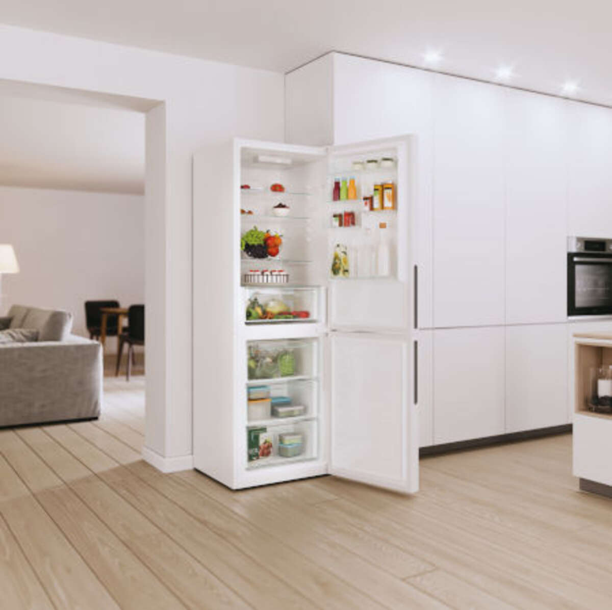 Køleskabe med og uden fryser: |