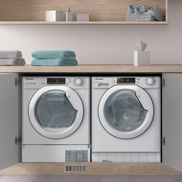 Soluciones que ahorran espacio para la lavandería y el mobiliario baño | Candy