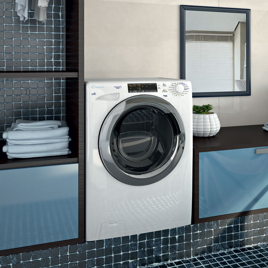 Czy jeśli na mojej pralce GrandÒ simply-Fi wybiorę opóźnienie rozpoczęcia programu detergent w płynie spłynie na ubrania zanim rozpocznie się cykl prania?